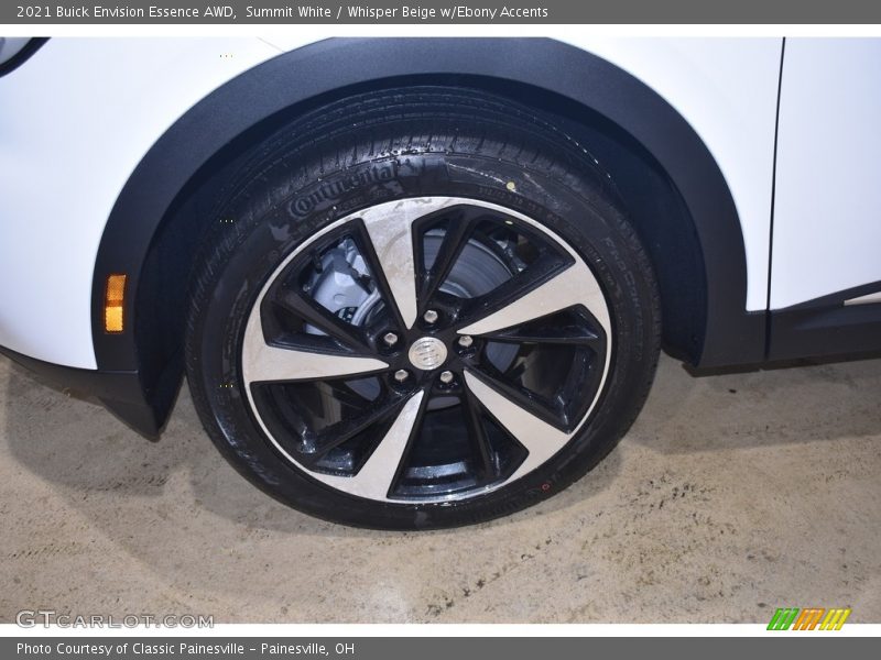Summit White / Whisper Beige w/Ebony Accents 2021 Buick Envision Essence AWD