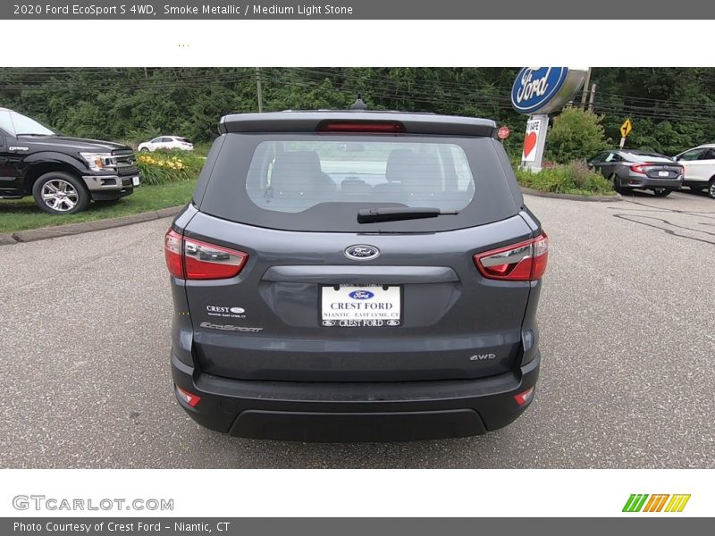 Smoke Metallic / Medium Light Stone 2020 Ford EcoSport S 4WD