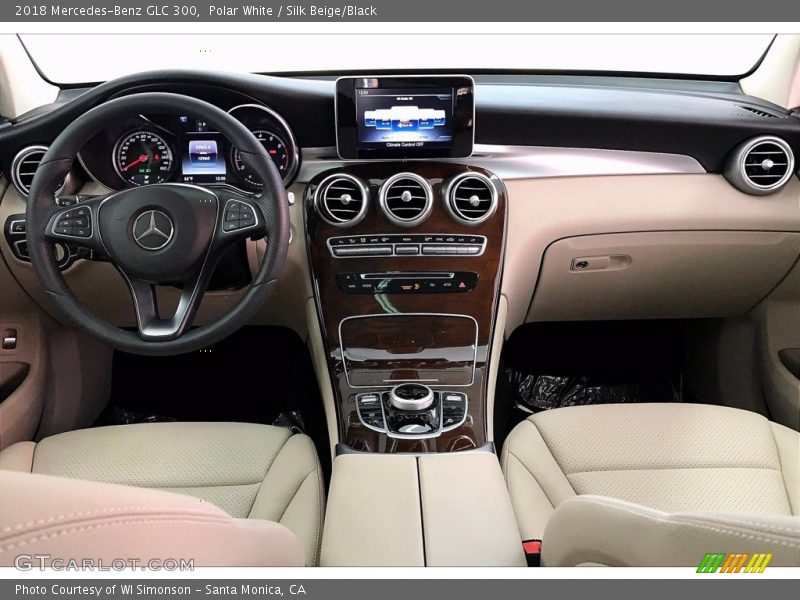 Polar White / Silk Beige/Black 2018 Mercedes-Benz GLC 300