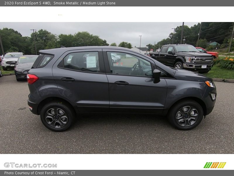 Smoke Metallic / Medium Light Stone 2020 Ford EcoSport S 4WD