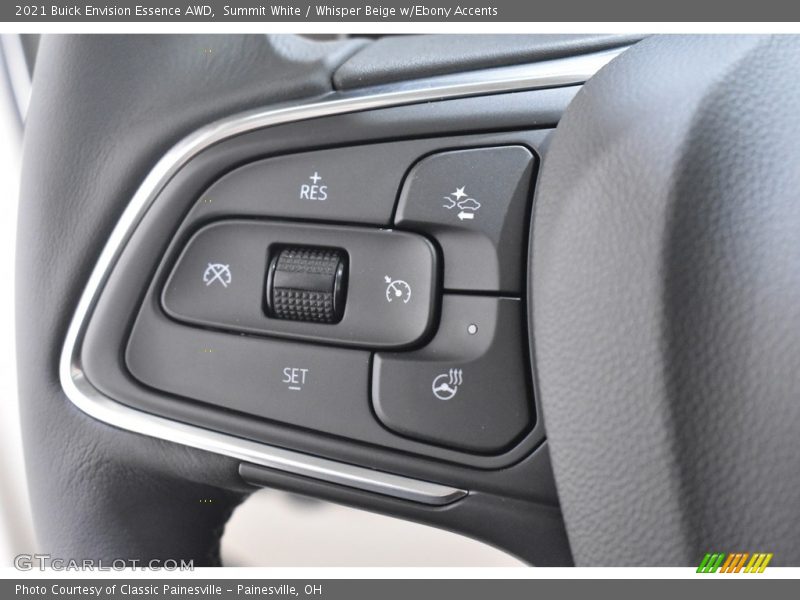 Summit White / Whisper Beige w/Ebony Accents 2021 Buick Envision Essence AWD