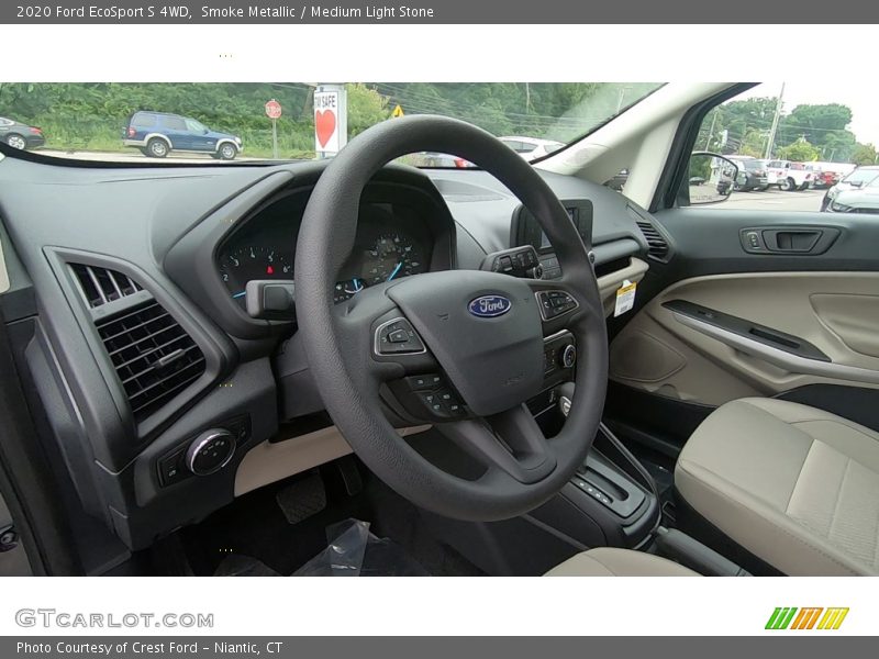 Smoke Metallic / Medium Light Stone 2020 Ford EcoSport S 4WD