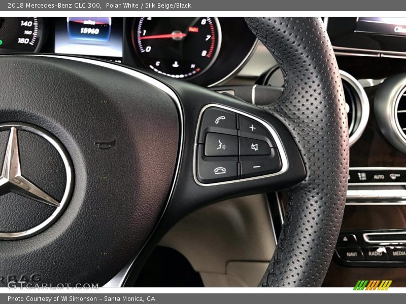 Polar White / Silk Beige/Black 2018 Mercedes-Benz GLC 300