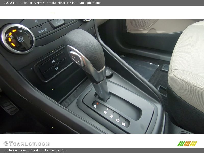 Smoke Metallic / Medium Light Stone 2020 Ford EcoSport S 4WD