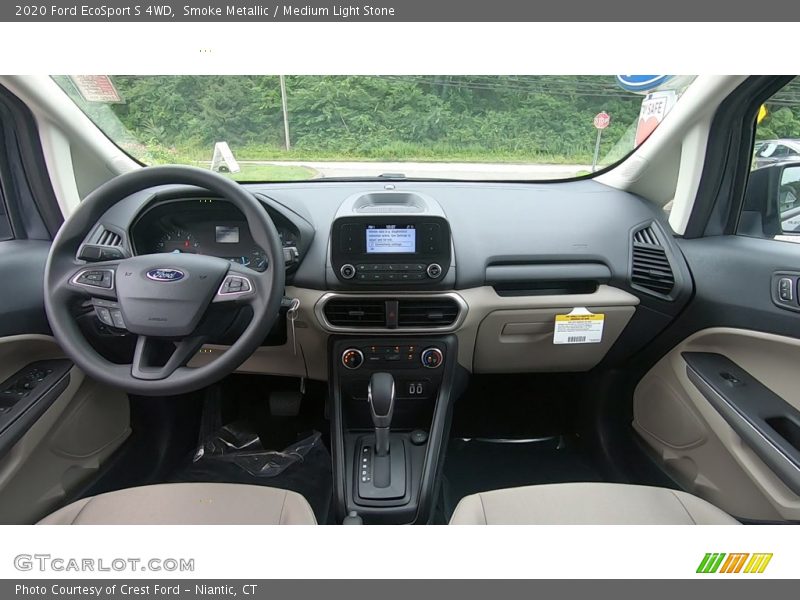 Smoke Metallic / Medium Light Stone 2020 Ford EcoSport S 4WD