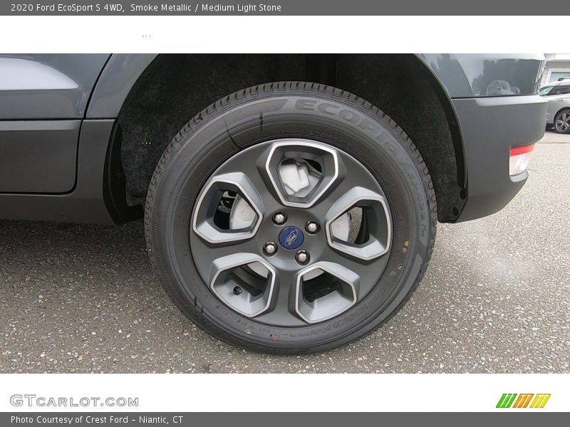 Smoke Metallic / Medium Light Stone 2020 Ford EcoSport S 4WD