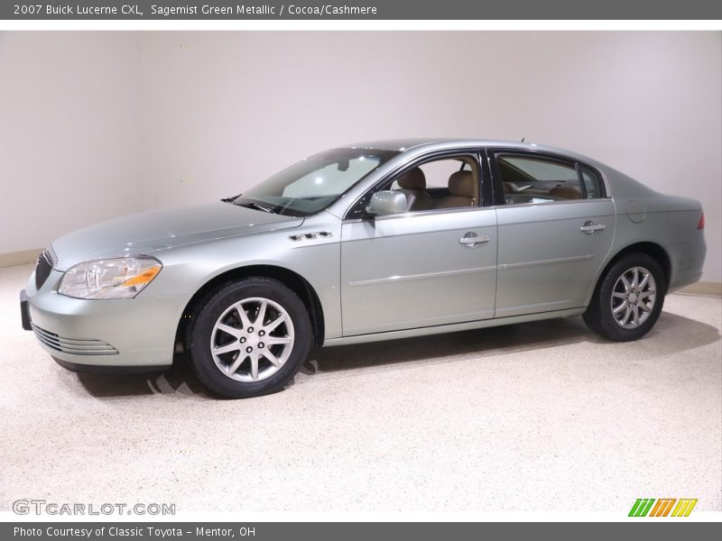 Sagemist Green Metallic / Cocoa/Cashmere 2007 Buick Lucerne CXL