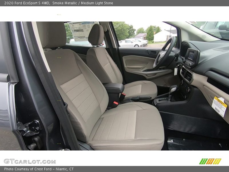 Smoke Metallic / Medium Light Stone 2020 Ford EcoSport S 4WD