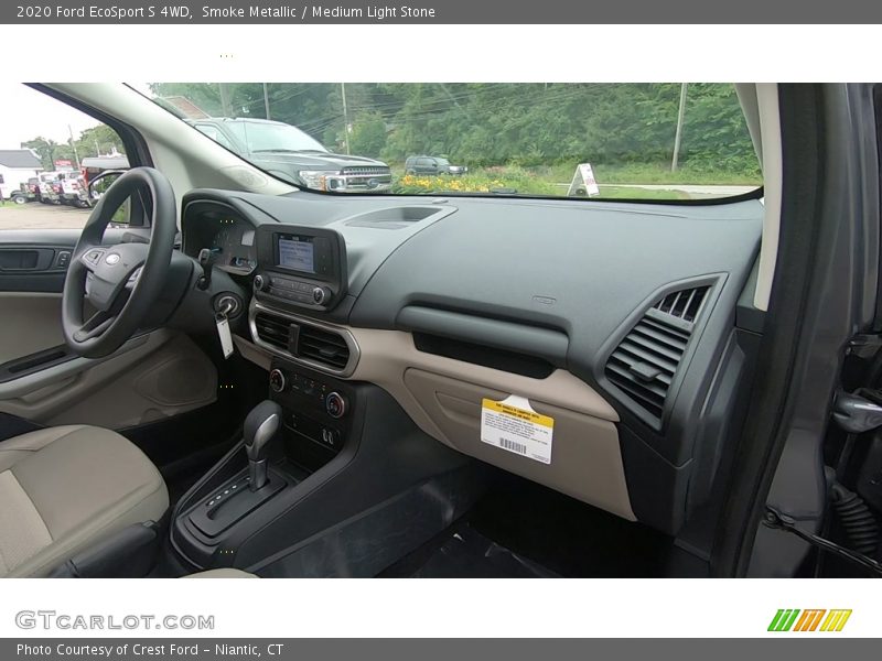 Smoke Metallic / Medium Light Stone 2020 Ford EcoSport S 4WD