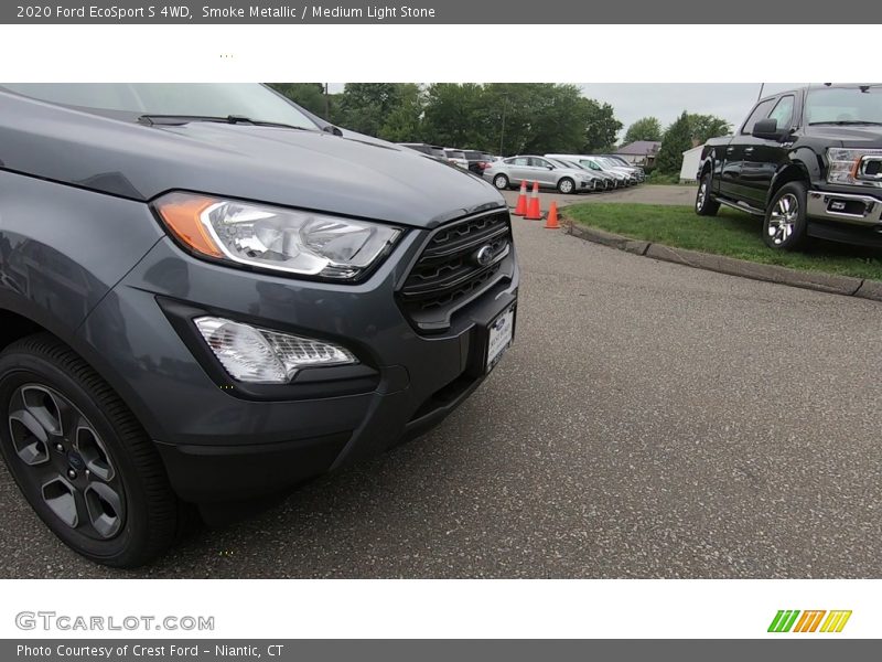 Smoke Metallic / Medium Light Stone 2020 Ford EcoSport S 4WD