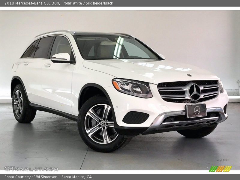 Polar White / Silk Beige/Black 2018 Mercedes-Benz GLC 300