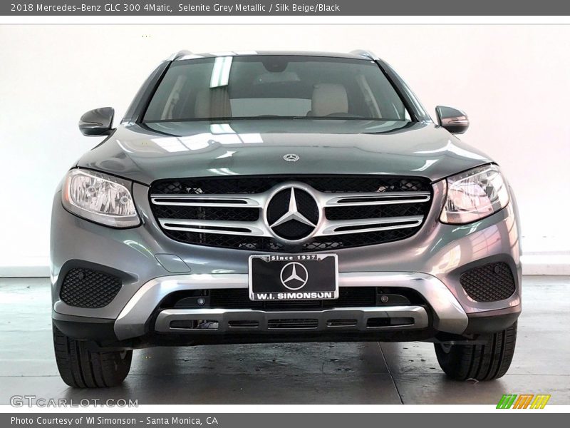 Selenite Grey Metallic / Silk Beige/Black 2018 Mercedes-Benz GLC 300 4Matic