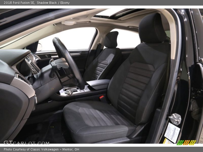 Shadow Black / Ebony 2018 Ford Fusion SE
