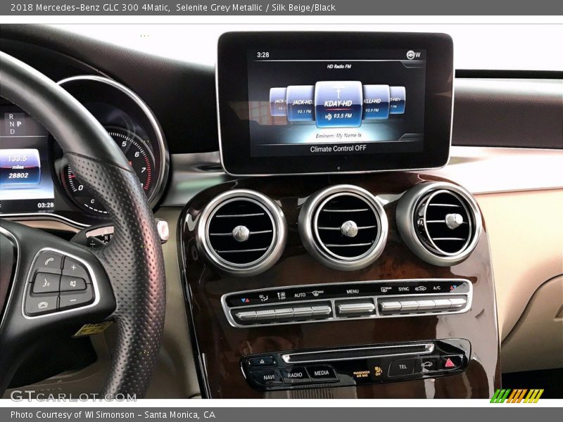Selenite Grey Metallic / Silk Beige/Black 2018 Mercedes-Benz GLC 300 4Matic