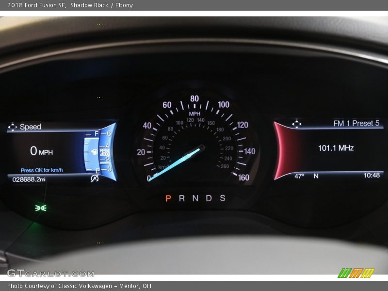 Shadow Black / Ebony 2018 Ford Fusion SE