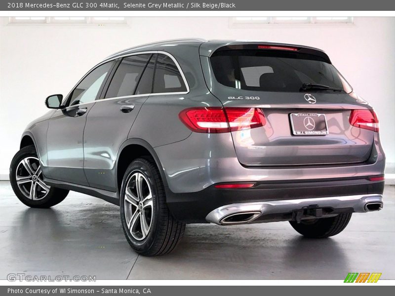 Selenite Grey Metallic / Silk Beige/Black 2018 Mercedes-Benz GLC 300 4Matic