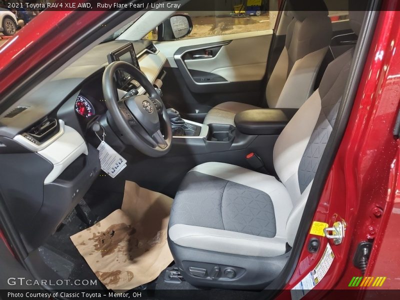 Ruby Flare Pearl / Light Gray 2021 Toyota RAV4 XLE AWD