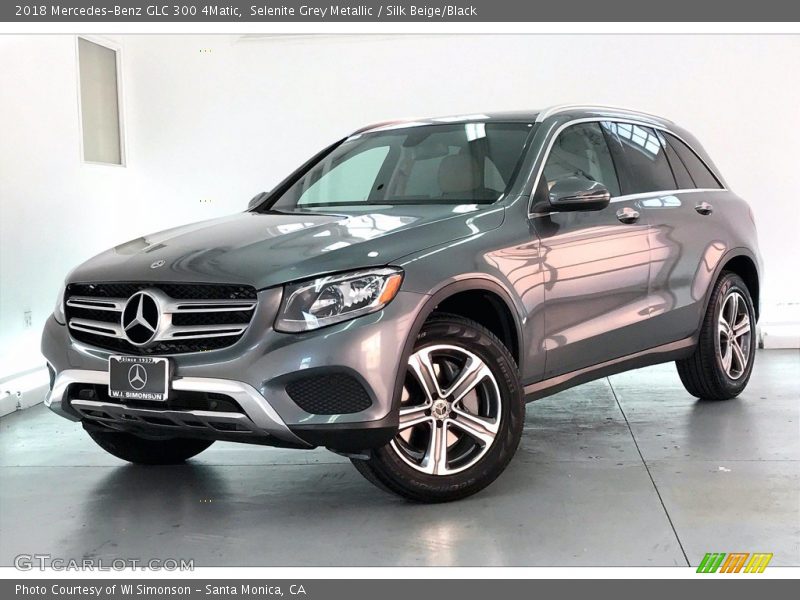 Selenite Grey Metallic / Silk Beige/Black 2018 Mercedes-Benz GLC 300 4Matic