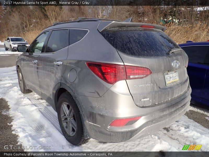 Mineral Gray / Gray 2017 Hyundai Santa Fe Sport AWD