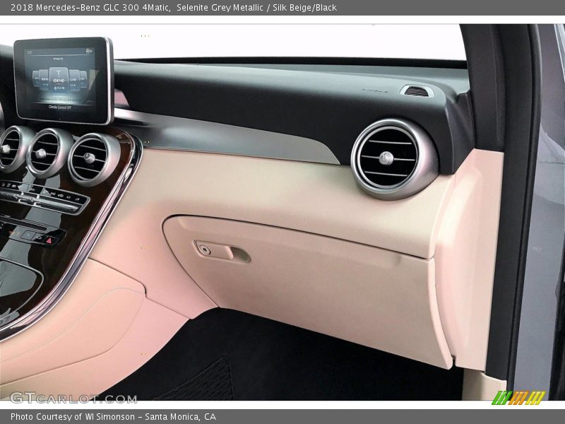 Selenite Grey Metallic / Silk Beige/Black 2018 Mercedes-Benz GLC 300 4Matic
