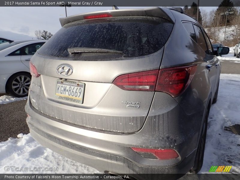 Mineral Gray / Gray 2017 Hyundai Santa Fe Sport AWD