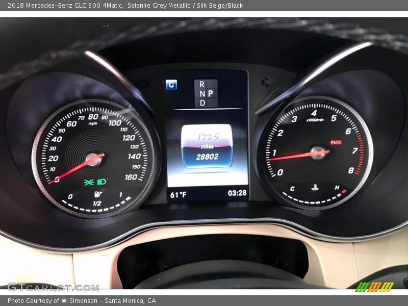 Selenite Grey Metallic / Silk Beige/Black 2018 Mercedes-Benz GLC 300 4Matic
