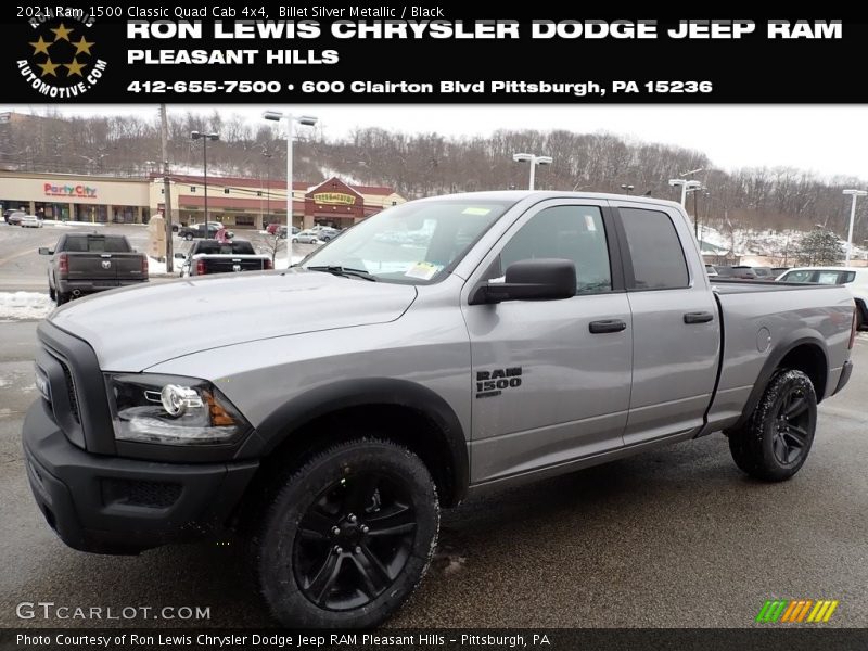 Billet Silver Metallic / Black 2021 Ram 1500 Classic Quad Cab 4x4