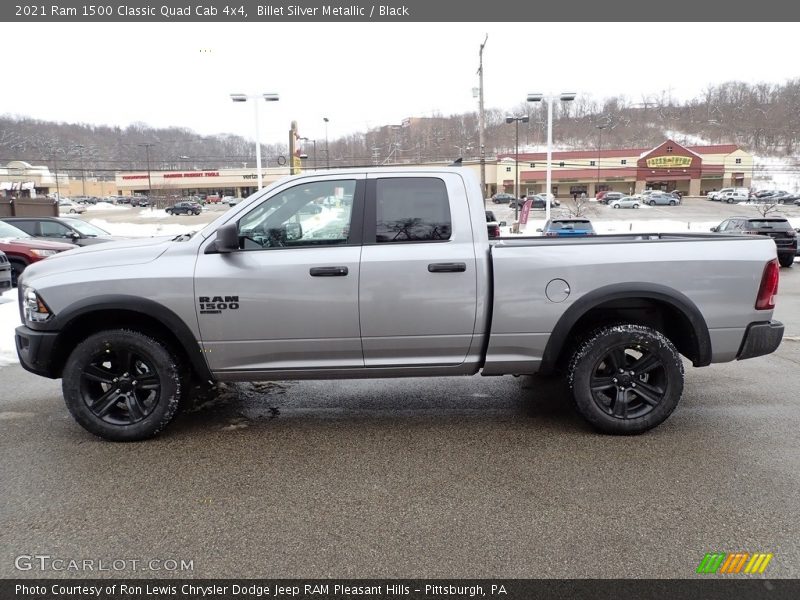 Billet Silver Metallic / Black 2021 Ram 1500 Classic Quad Cab 4x4