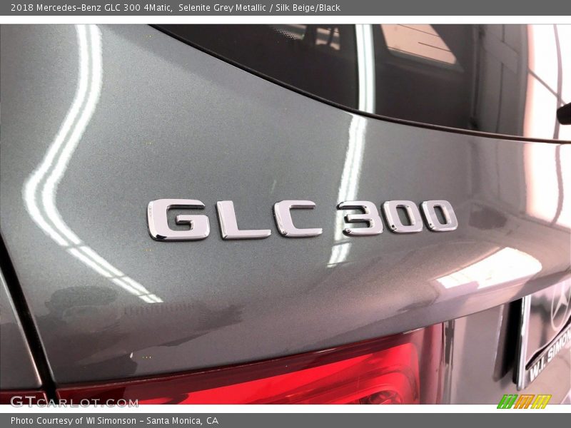 Selenite Grey Metallic / Silk Beige/Black 2018 Mercedes-Benz GLC 300 4Matic