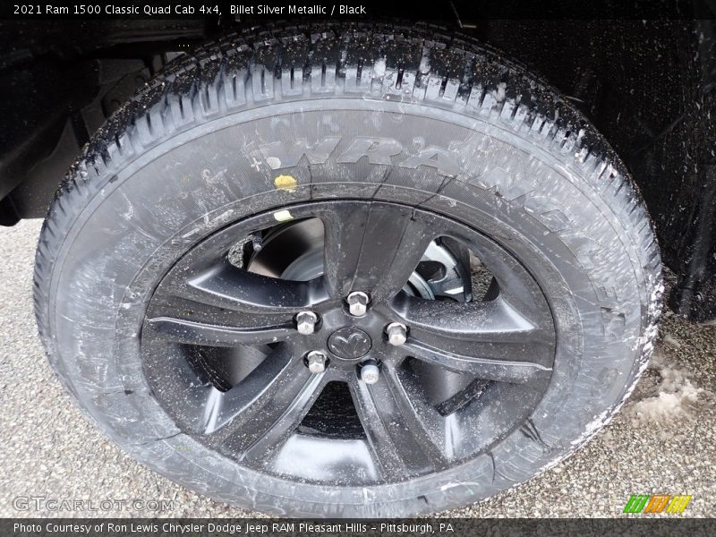 Billet Silver Metallic / Black 2021 Ram 1500 Classic Quad Cab 4x4