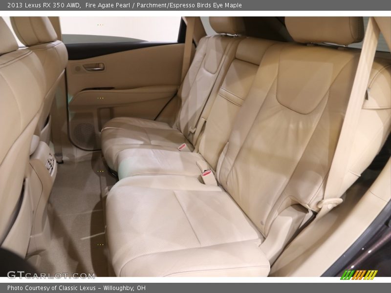 Fire Agate Pearl / Parchment/Espresso Birds Eye Maple 2013 Lexus RX 350 AWD