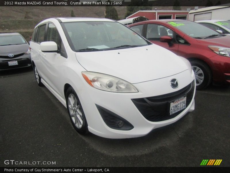 Crystal White Pearl Mica / Sand 2012 Mazda MAZDA5 Grand Touring