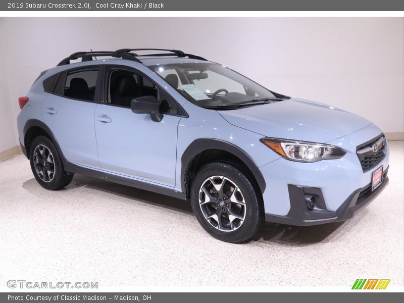 Cool Gray Khaki / Black 2019 Subaru Crosstrek 2.0i