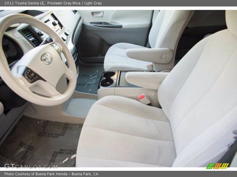 Predawn Gray Mica / Light Gray 2011 Toyota Sienna LE