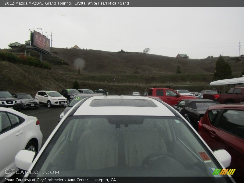 Crystal White Pearl Mica / Sand 2012 Mazda MAZDA5 Grand Touring