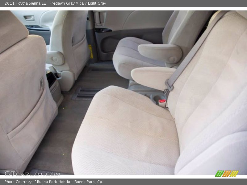Predawn Gray Mica / Light Gray 2011 Toyota Sienna LE