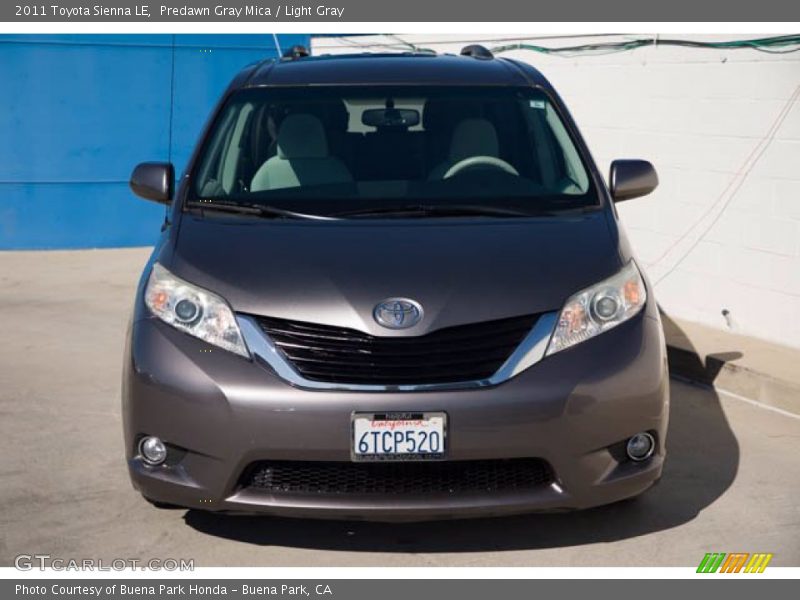 Predawn Gray Mica / Light Gray 2011 Toyota Sienna LE