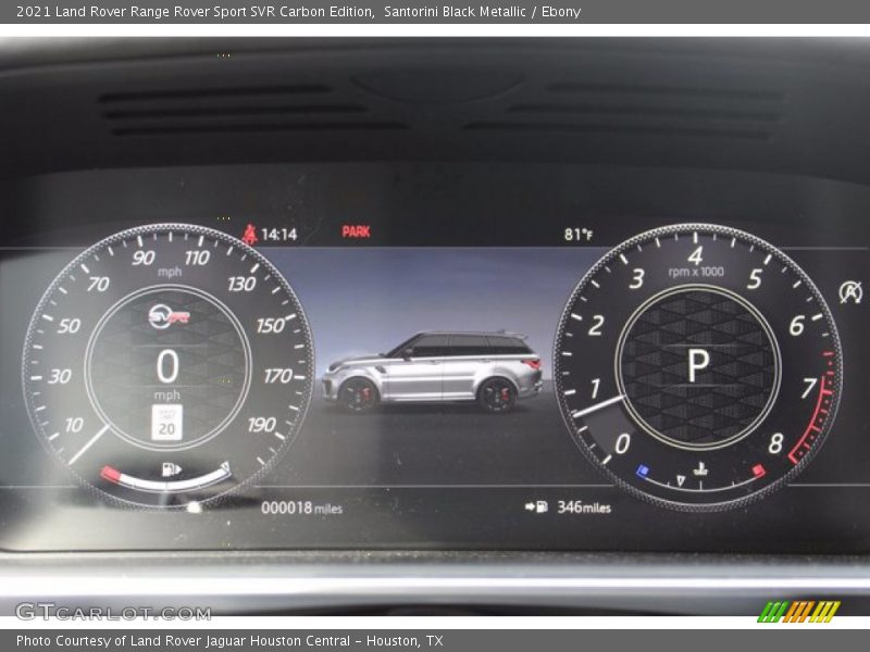 Santorini Black Metallic / Ebony 2021 Land Rover Range Rover Sport SVR Carbon Edition