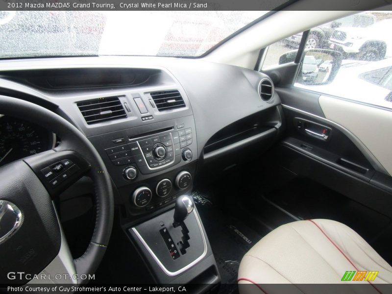 Crystal White Pearl Mica / Sand 2012 Mazda MAZDA5 Grand Touring