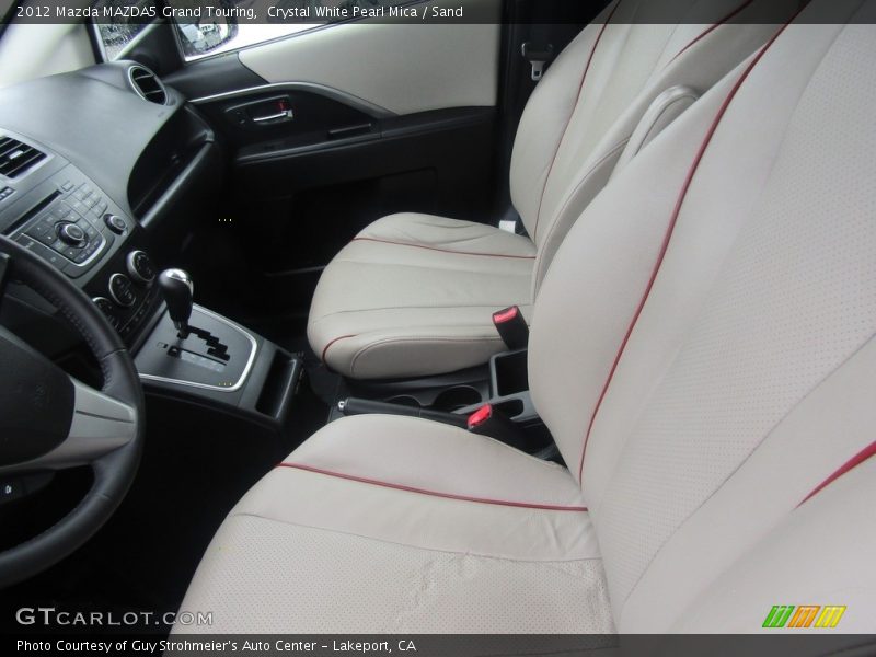 Crystal White Pearl Mica / Sand 2012 Mazda MAZDA5 Grand Touring