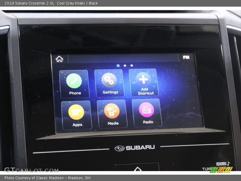 Cool Gray Khaki / Black 2019 Subaru Crosstrek 2.0i