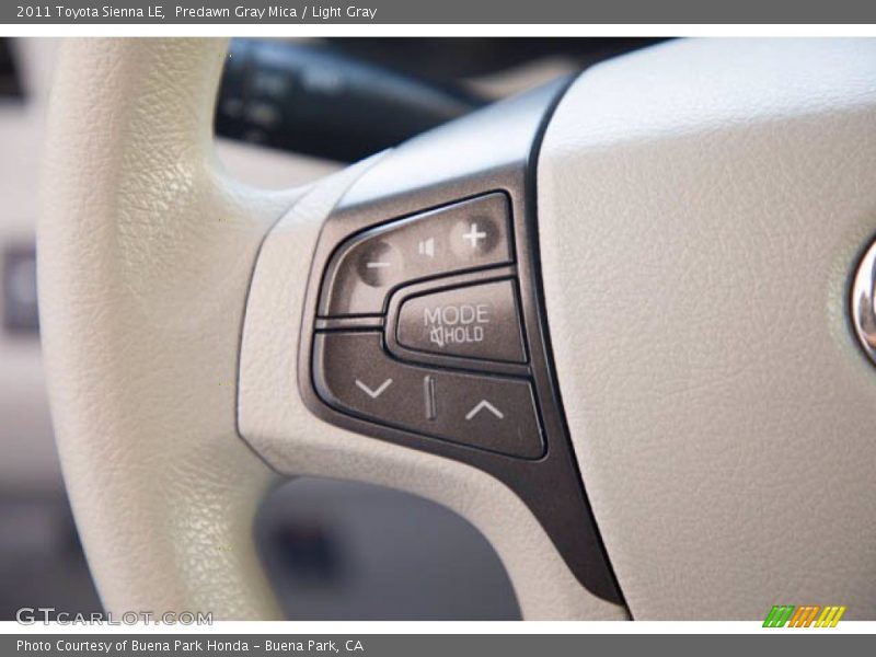 Predawn Gray Mica / Light Gray 2011 Toyota Sienna LE