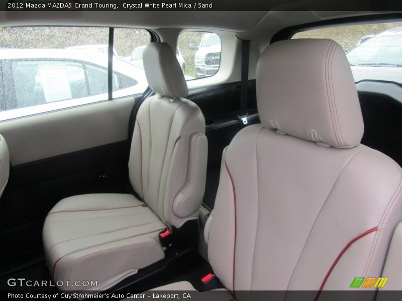 Crystal White Pearl Mica / Sand 2012 Mazda MAZDA5 Grand Touring