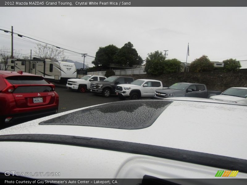 Crystal White Pearl Mica / Sand 2012 Mazda MAZDA5 Grand Touring