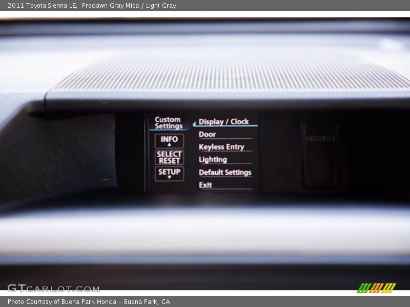 Predawn Gray Mica / Light Gray 2011 Toyota Sienna LE