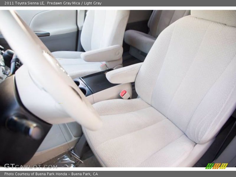 Predawn Gray Mica / Light Gray 2011 Toyota Sienna LE