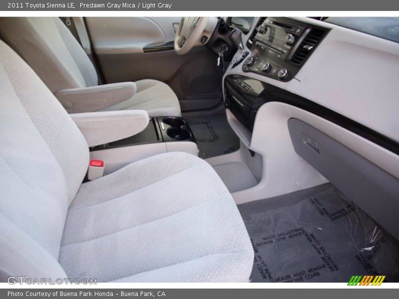 Predawn Gray Mica / Light Gray 2011 Toyota Sienna LE