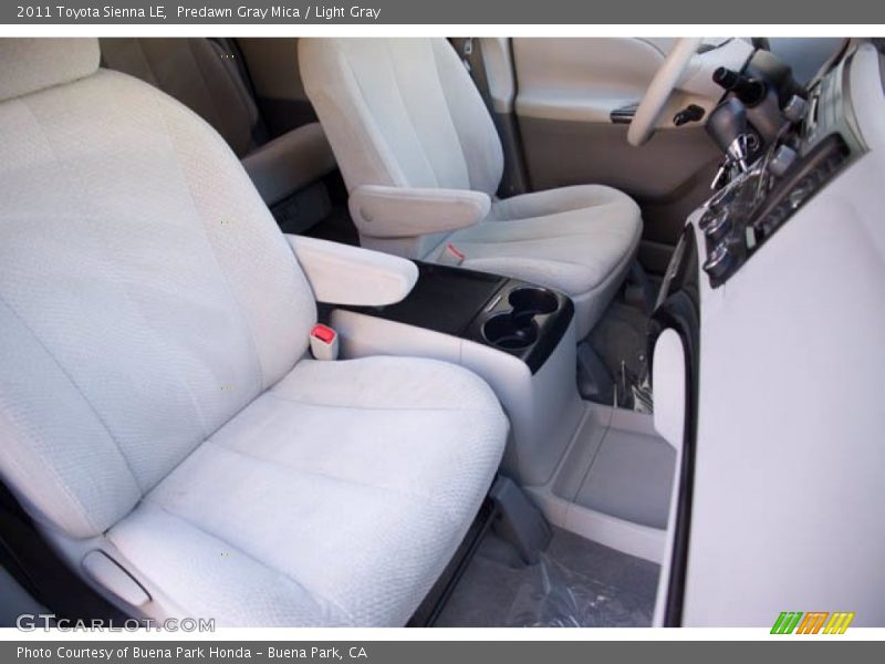 Predawn Gray Mica / Light Gray 2011 Toyota Sienna LE