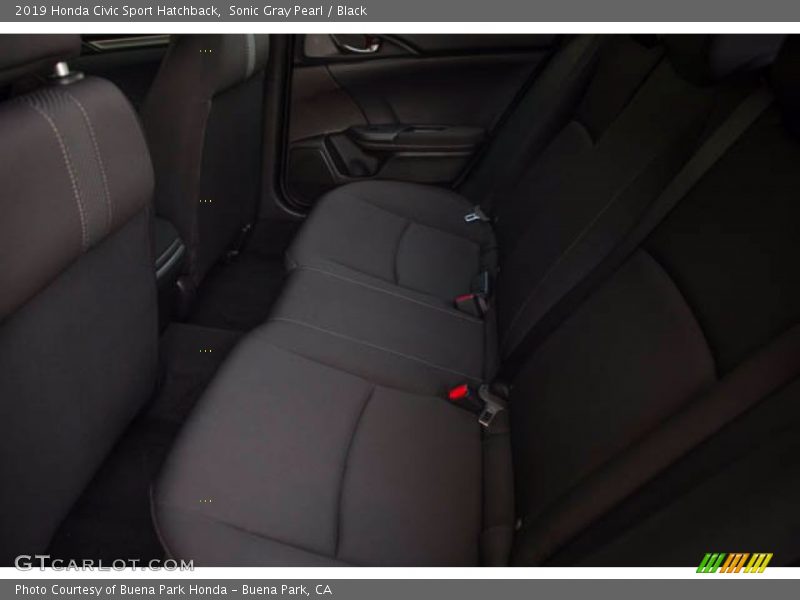 Sonic Gray Pearl / Black 2019 Honda Civic Sport Hatchback