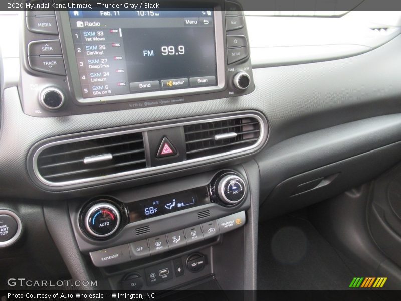 Thunder Gray / Black 2020 Hyundai Kona Ultimate